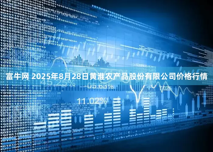富牛网 2025年8月28日黄淮农产品股份有限公司价格行情